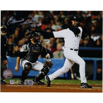 Bernie Williams New York Yankees Autographed 8" x 10" Hitting Photograph