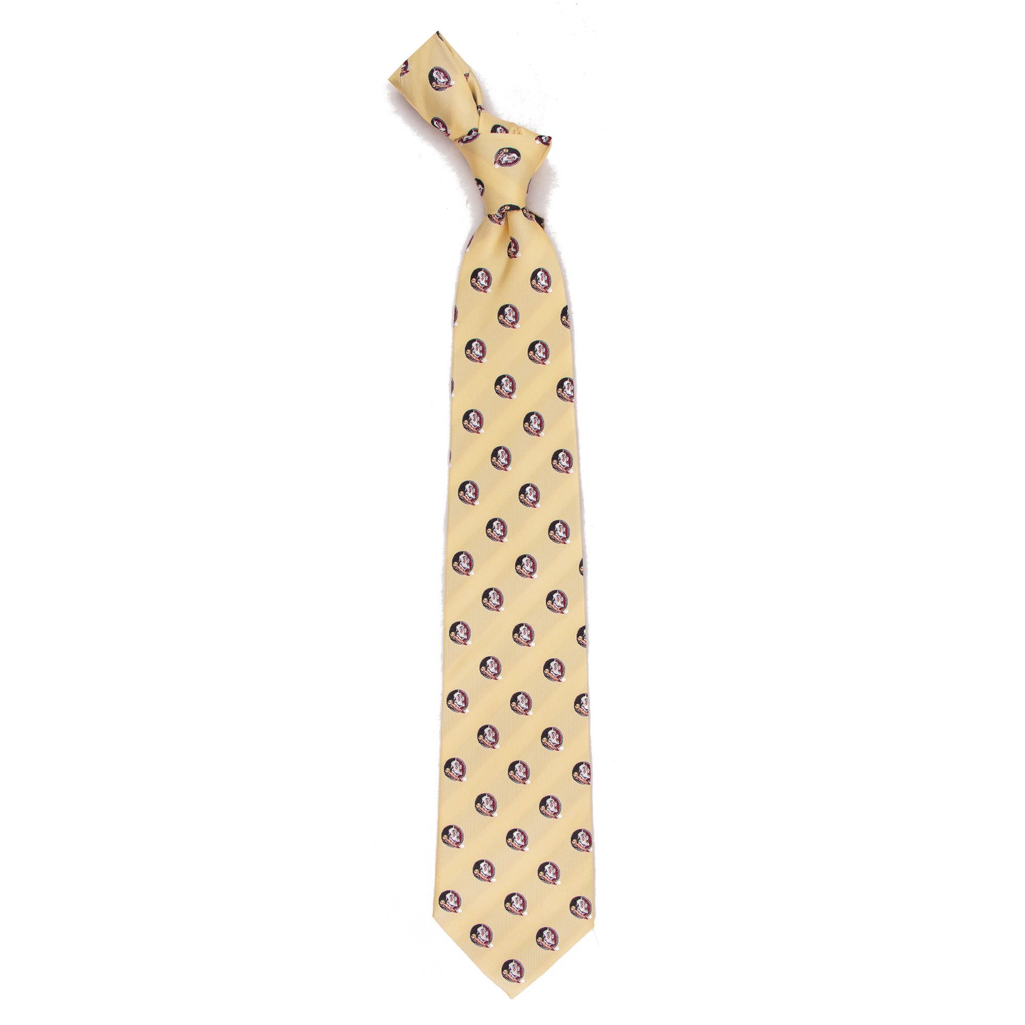 Men's Gold Florida State Seminoles Echo Woven Silk Tie