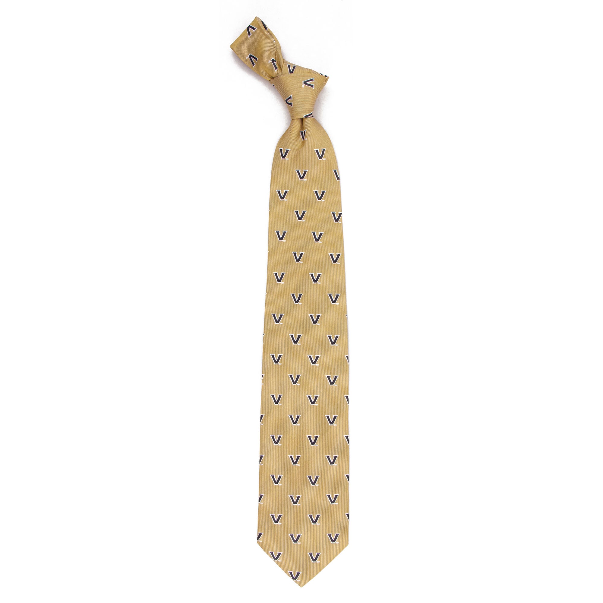 Men's Gold Vanderbilt Commodores Echo Woven Silk Tie
