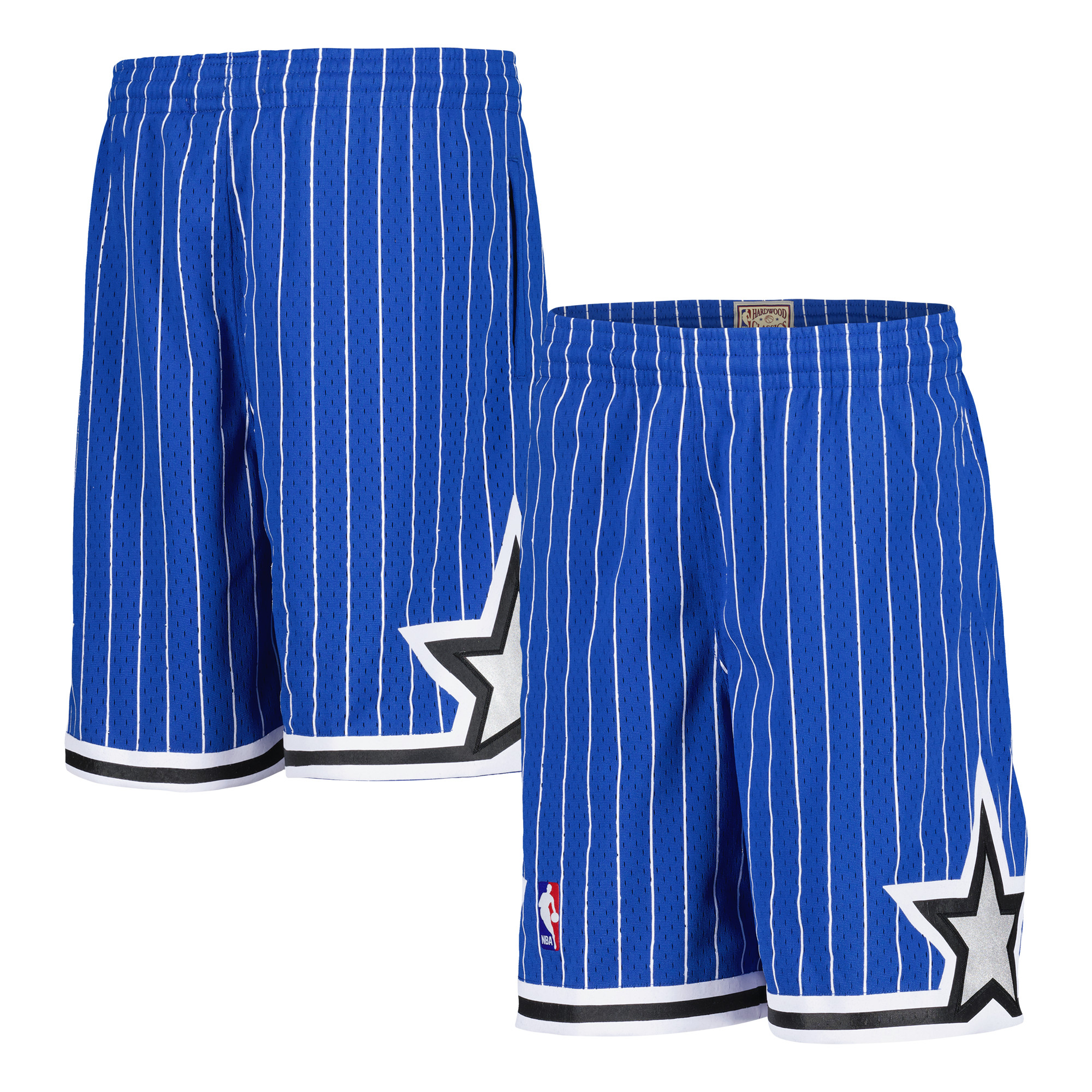 Youth Mitchell & Ness Blue Orlando Magic Hardwood Classics Swingman Shorts Youth Mitchell & Ness Blue Orlando Magic Hardwood Classics Swingman Shorts
