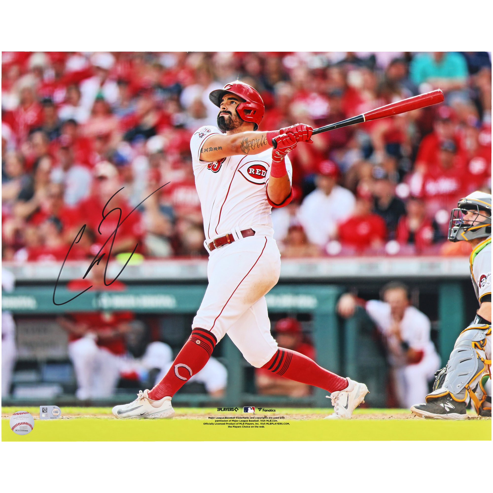 Christian Encarnacion-Strand Cincinnati Reds Autographed 16″ x 20″ Hitting Photograph Christian Encarnacion-Strand Cincinnati Reds Autographed 16″ x 20″ Hitting Photograph