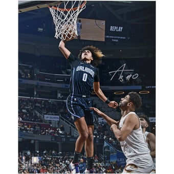 Anthony Black Orlando Magic Autographed 16" x 20" Dunk vs. Cleveland Cavaliers Photograph