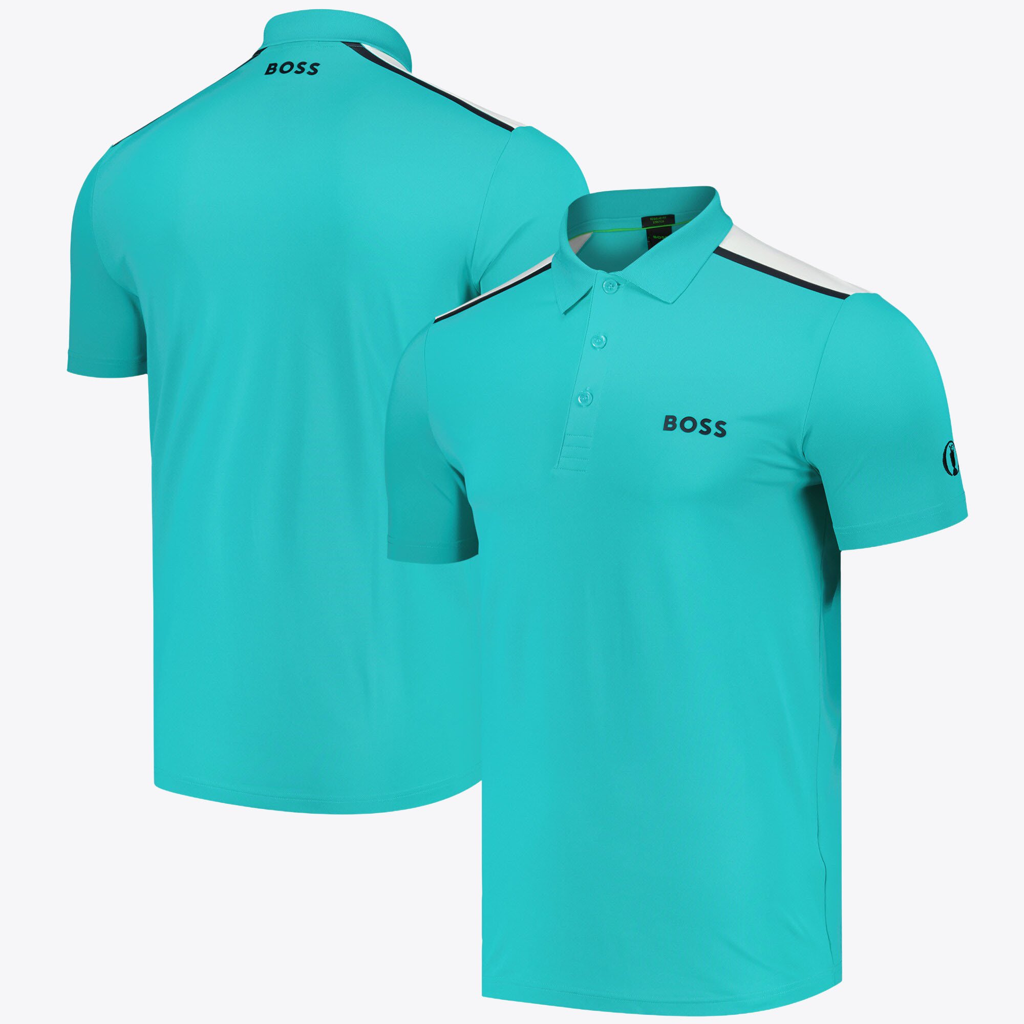 Polo The Open BOSS - Turchese