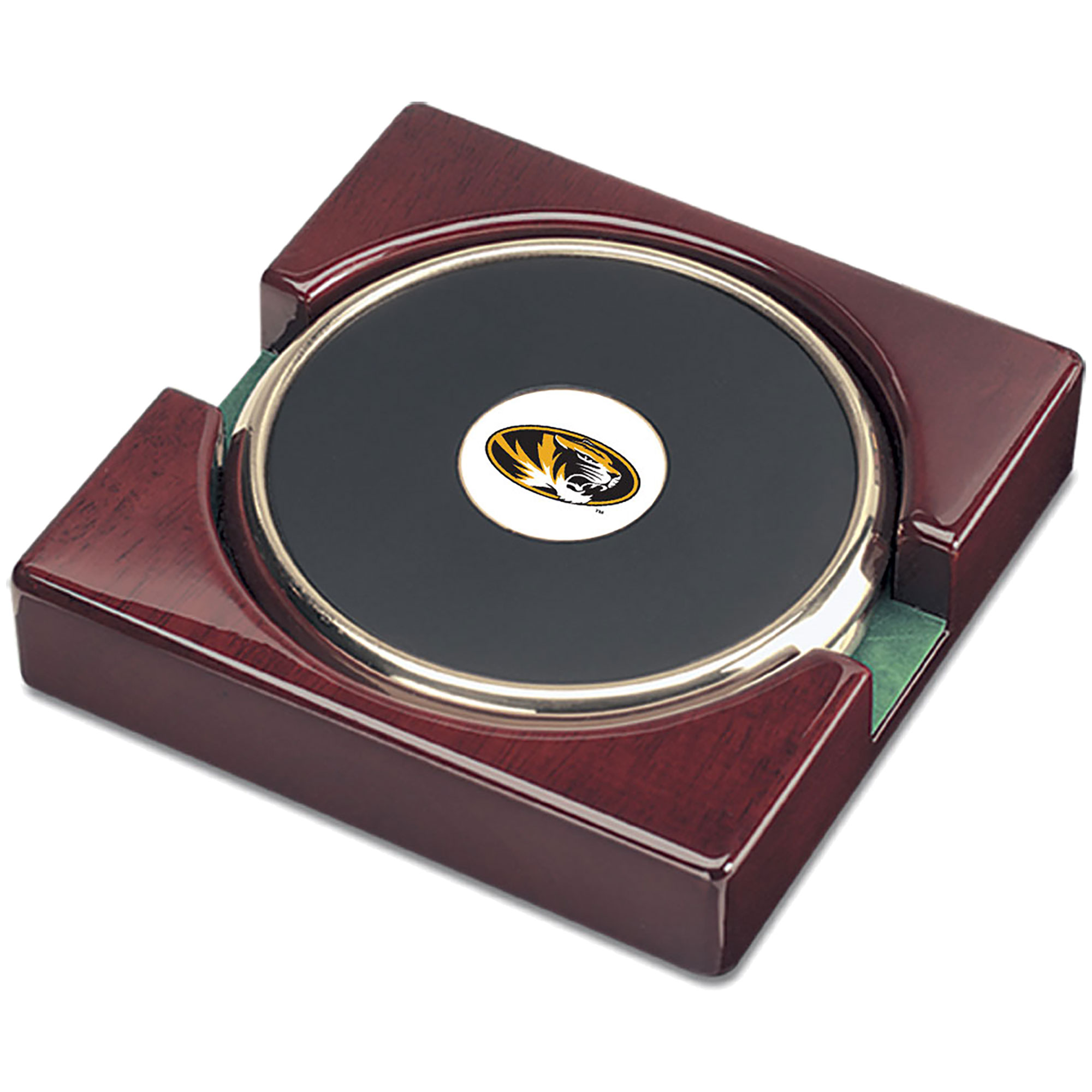 Gold Missouri Tigers 2-Piece Coaster Set