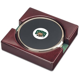 Gold Ohio Bobcats 2-Piece Coaster Set