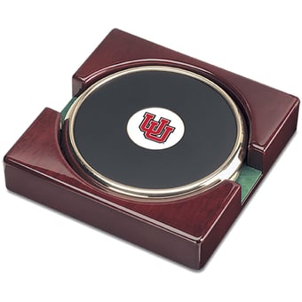 Gold Utah Utes 2-Piece Coaster Set