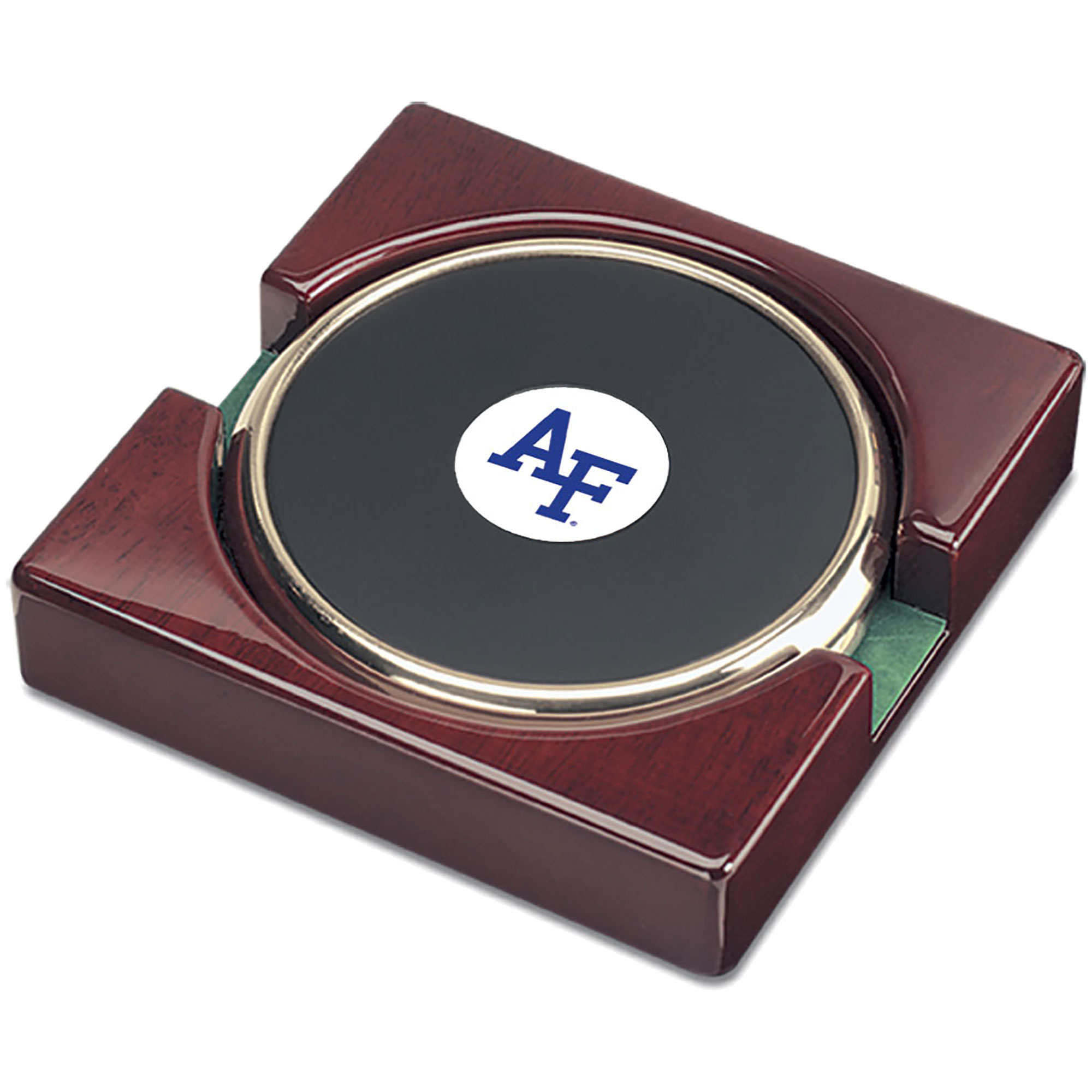 Gold Air Force Falcons 2-Piece Coaster Set