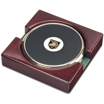 Gold Army Black Knights 2-Piece Coaster Set