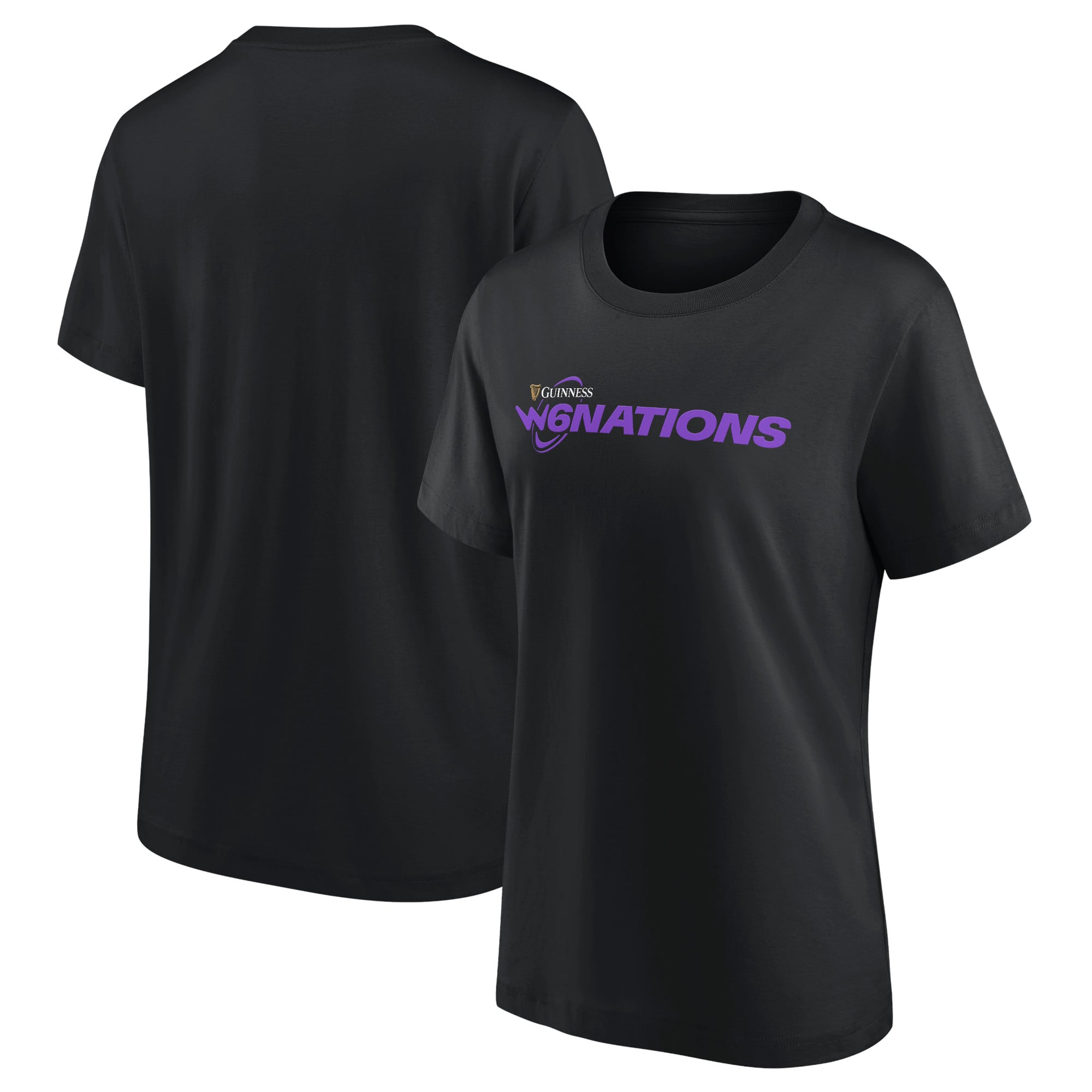 T-shirt Guinness Six Nations Wordmark da donna - Nera - Donna