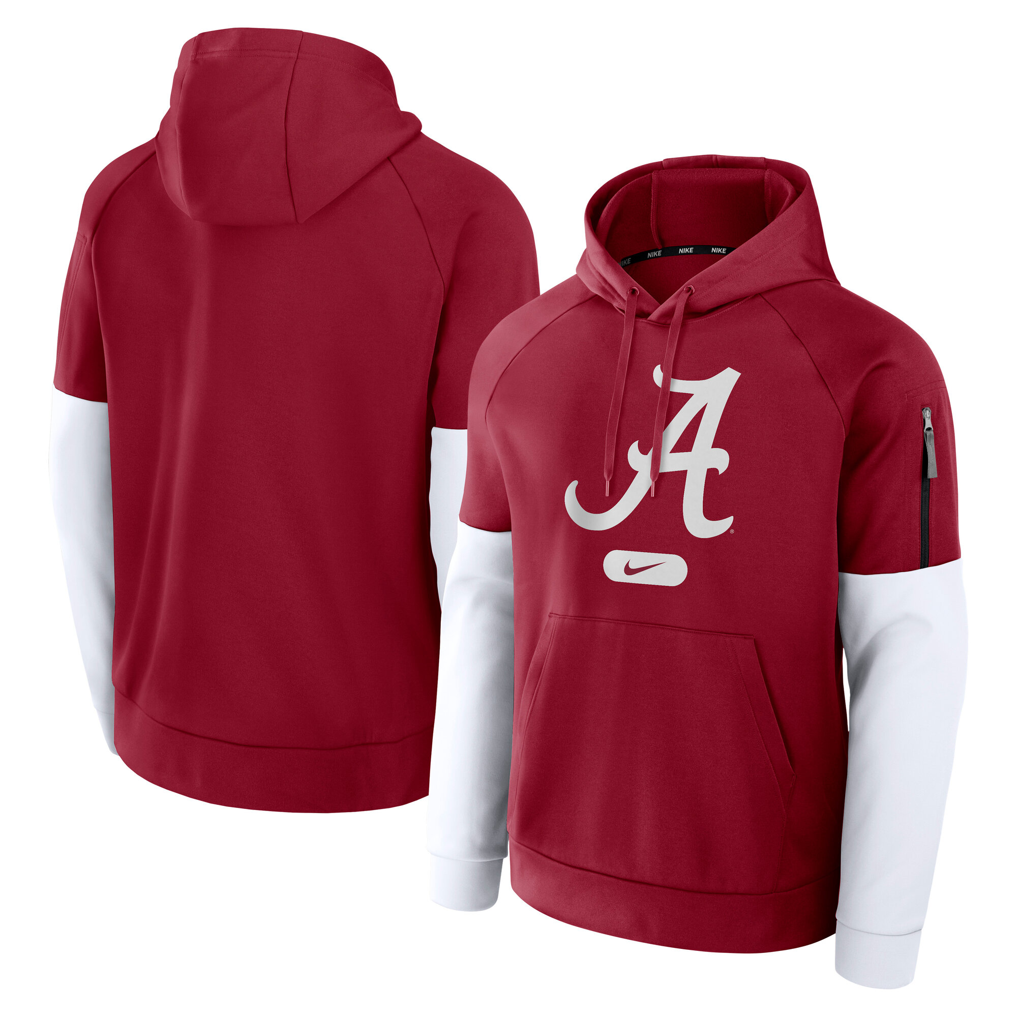 Men’s Nike Crimson Alabama Crimson Tide Fitness Performance Pullover Hoodie Men’s Nike Crimson Alabama Crimson Tide Fitness Performance Pullover Hoodie