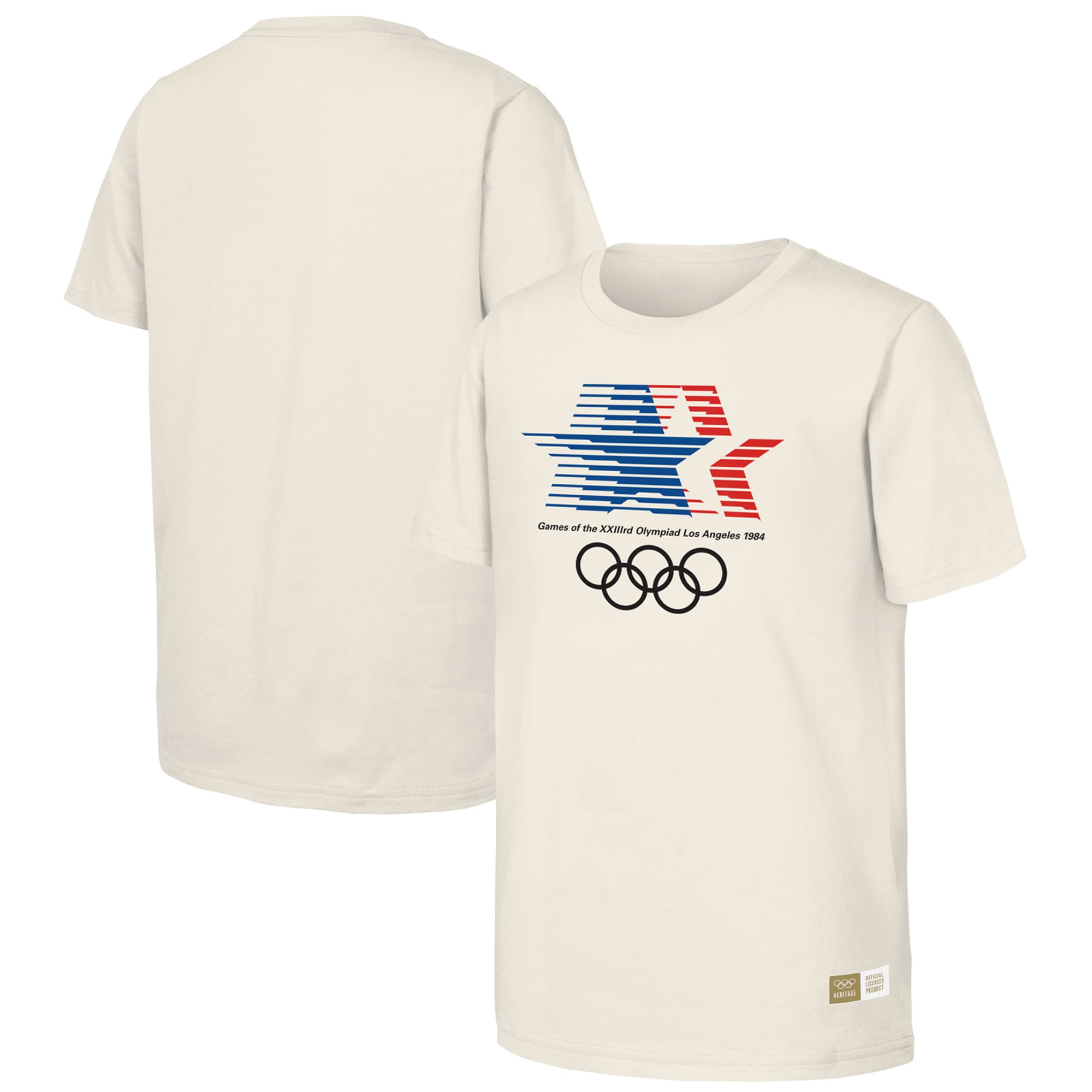 Maglietta da uomo con stampa olimpica dei Giochi di Los Angeles del 1984