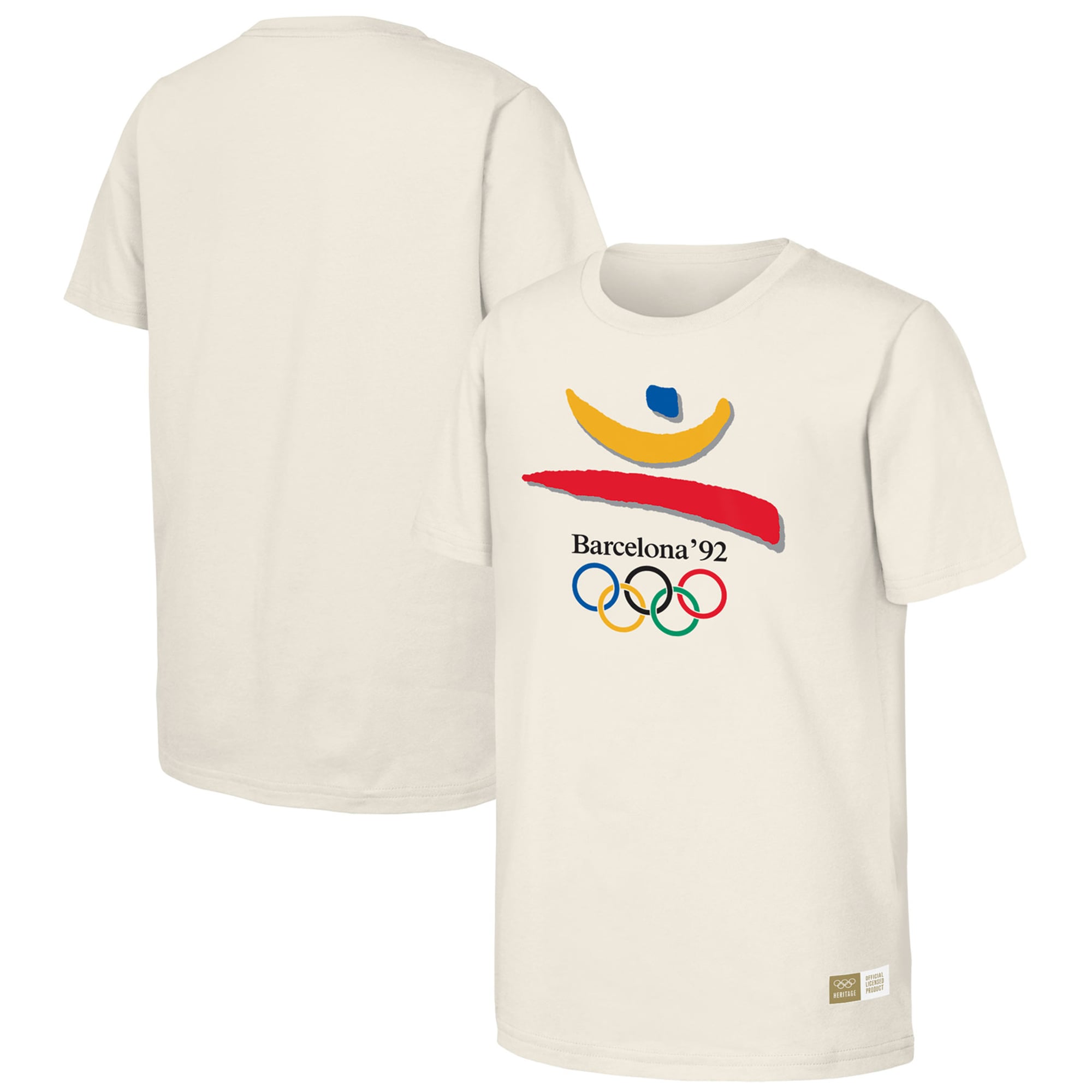 Maglietta da uomo con stampa "Patrimonio Olimpico dei Giochi di Barcellona 1992"