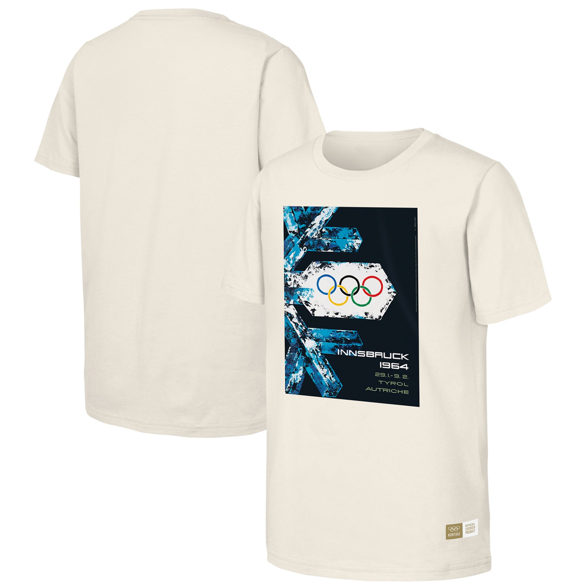Maglietta da uomo con stampa "Giochi Olimpici di Innsbruck 1964"