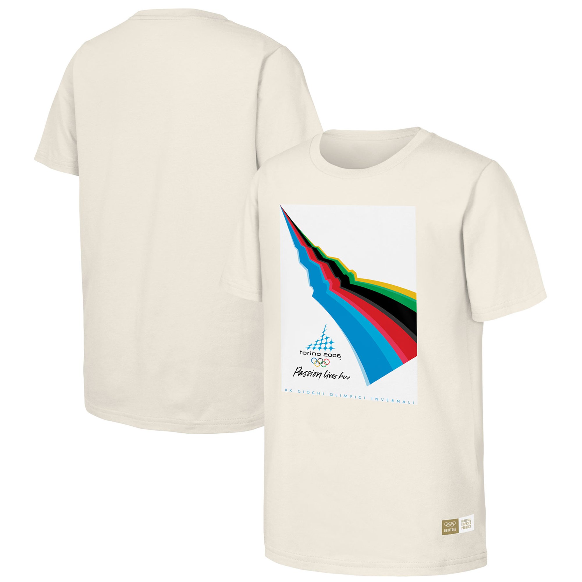 Maglietta da uomo con stampa olimpica dei Giochi di Torino 2006