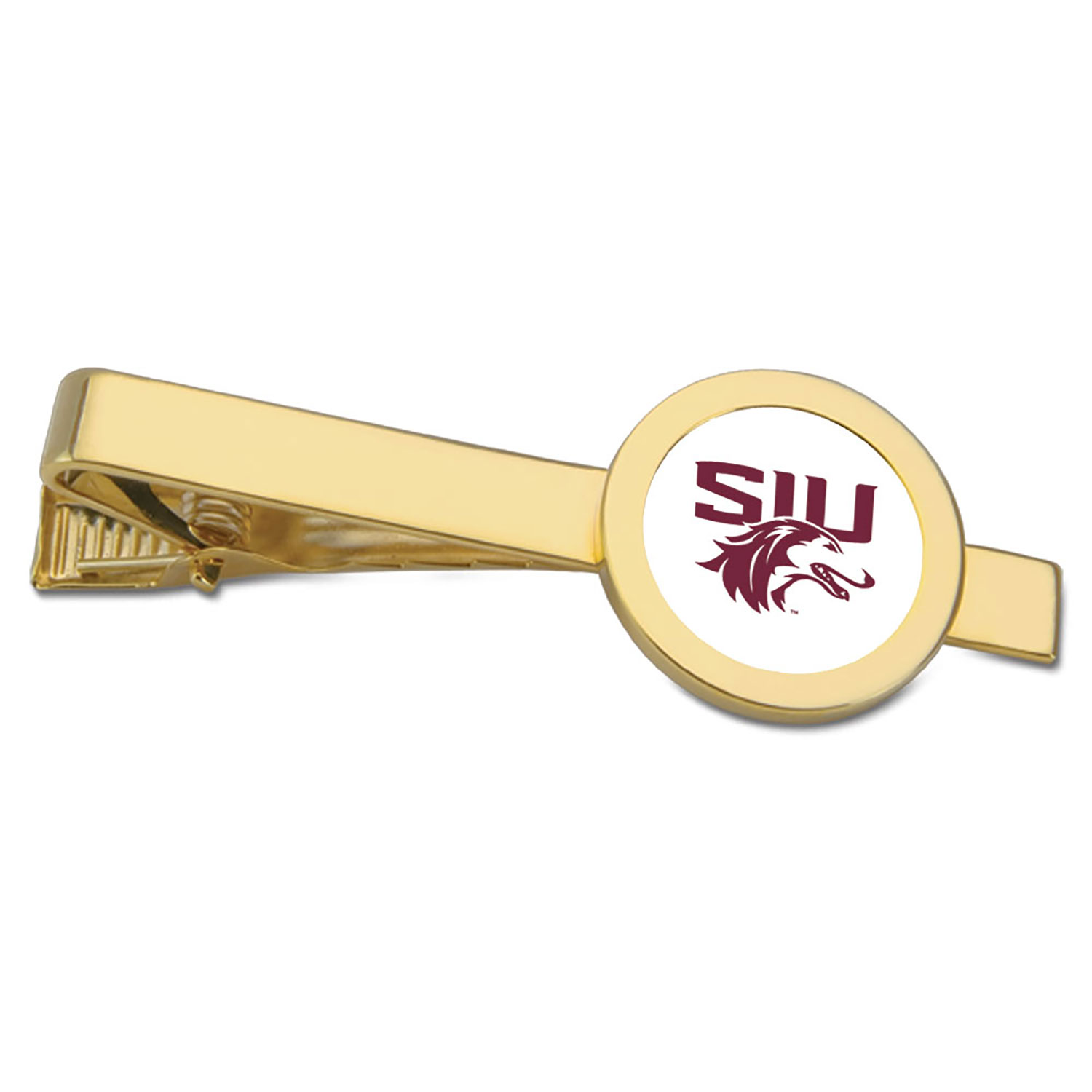 Gold Southern Illinois Salukis Tie Bar