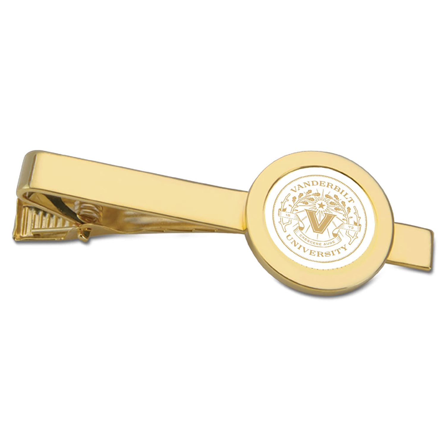 Gold Vanderbilt Commodores Tie Bar