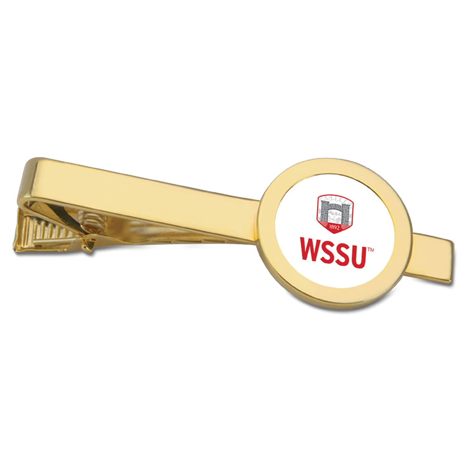 Gold Winston-Salem State Rams Tie Bar