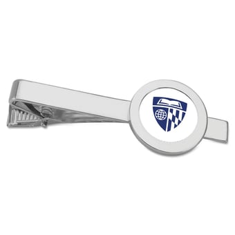 Silver Johns Hopkins Blue Jays Tie Bar