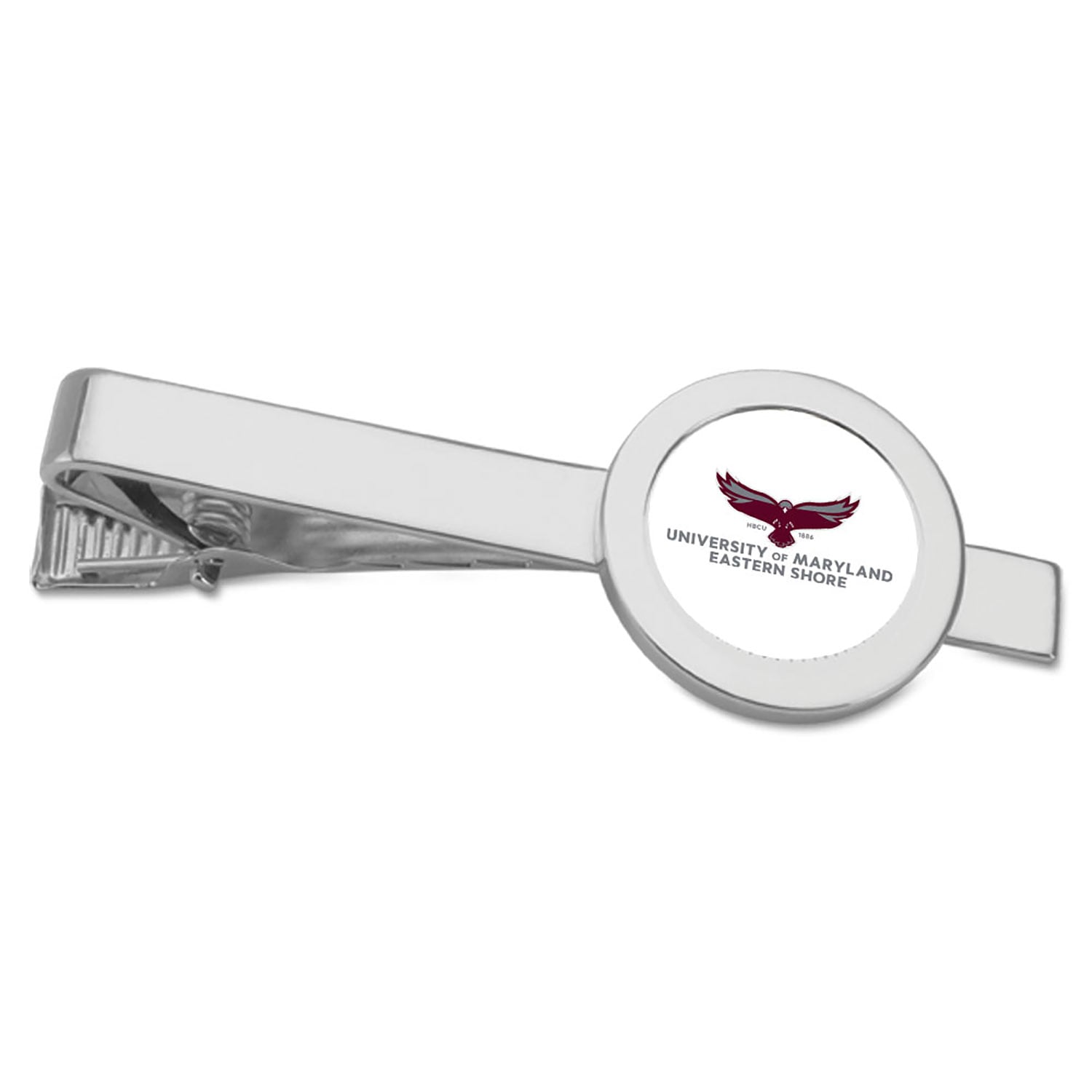 Silver Maryland Eastern Shore Hawks Tie Bar