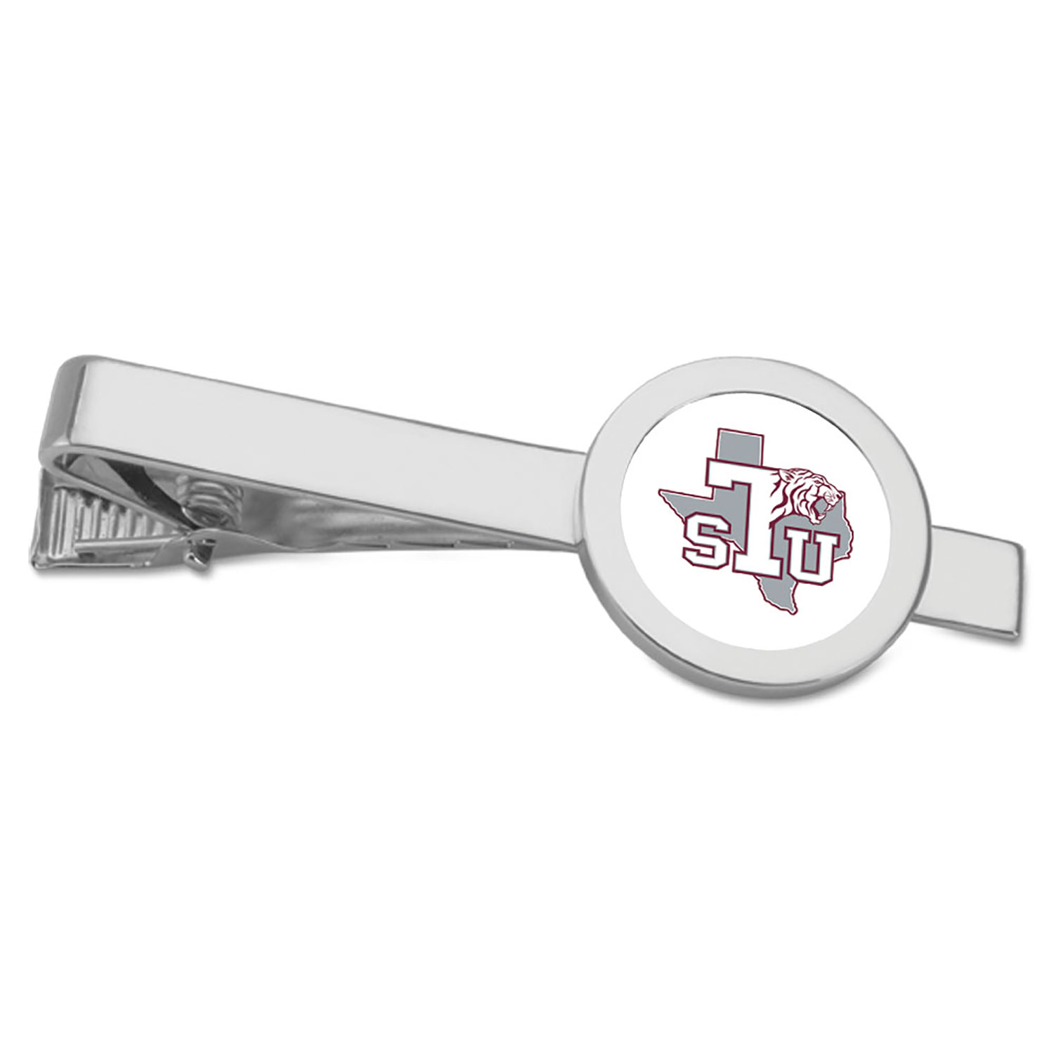 Silver Texas Southern Tigers Tie Bar