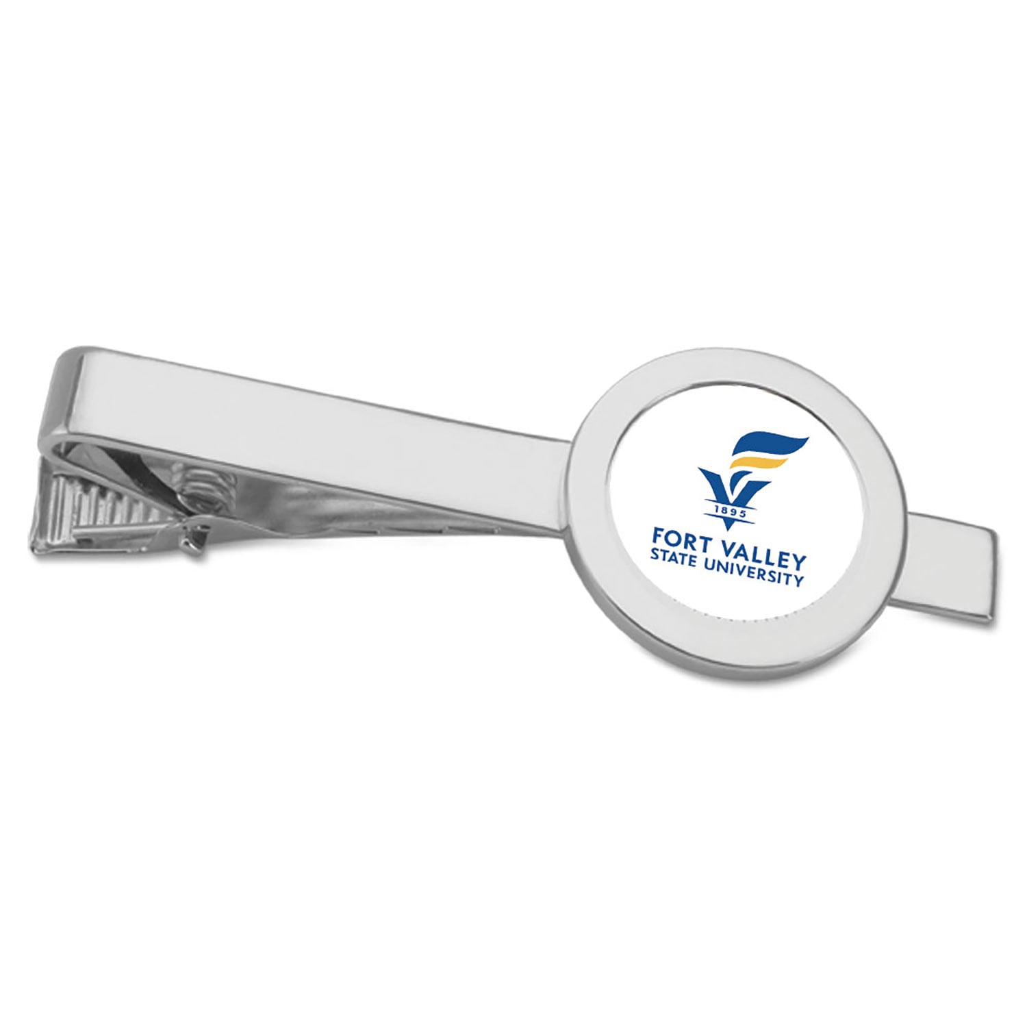 Silver Fort Valley State Wildcats Tie Bar