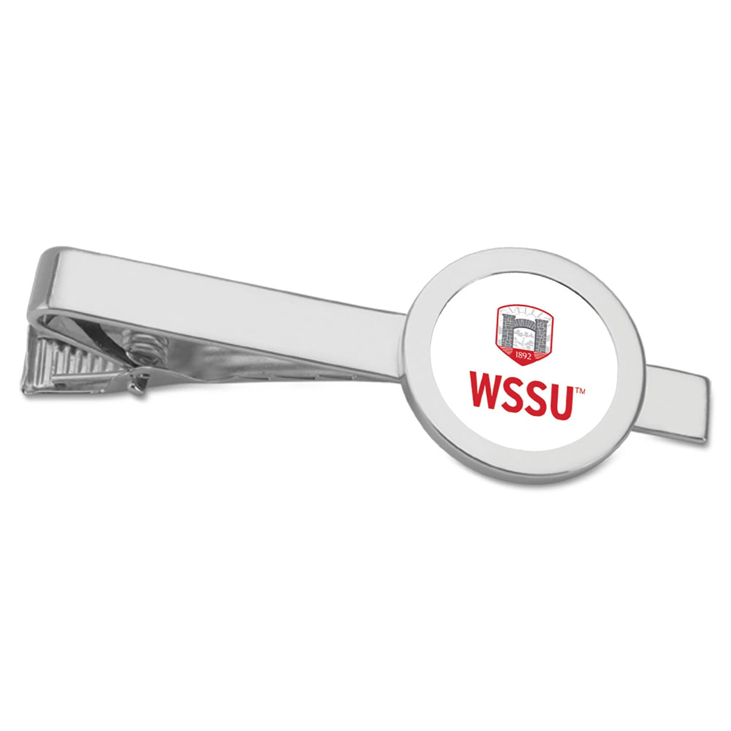 Silver Winston-Salem State Rams Tie Bar