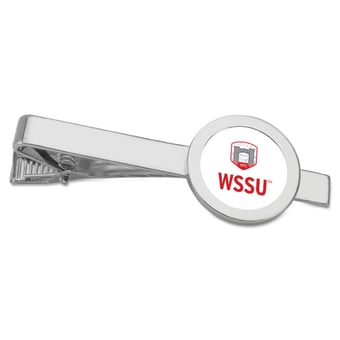 Silver Winston-Salem State Rams Tie Bar