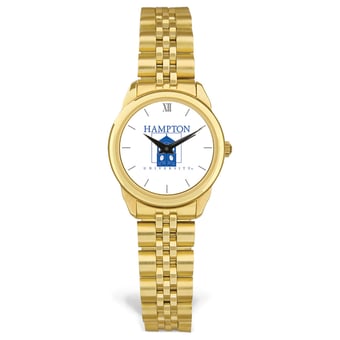 Women's Gold Hampton Pirates Rolled Link Watch