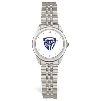 Women's Silver Johns Hopkins Blue Jays Rolled Link Watch