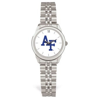 Women's Silver Air Force Falcons Rolled Link Watch