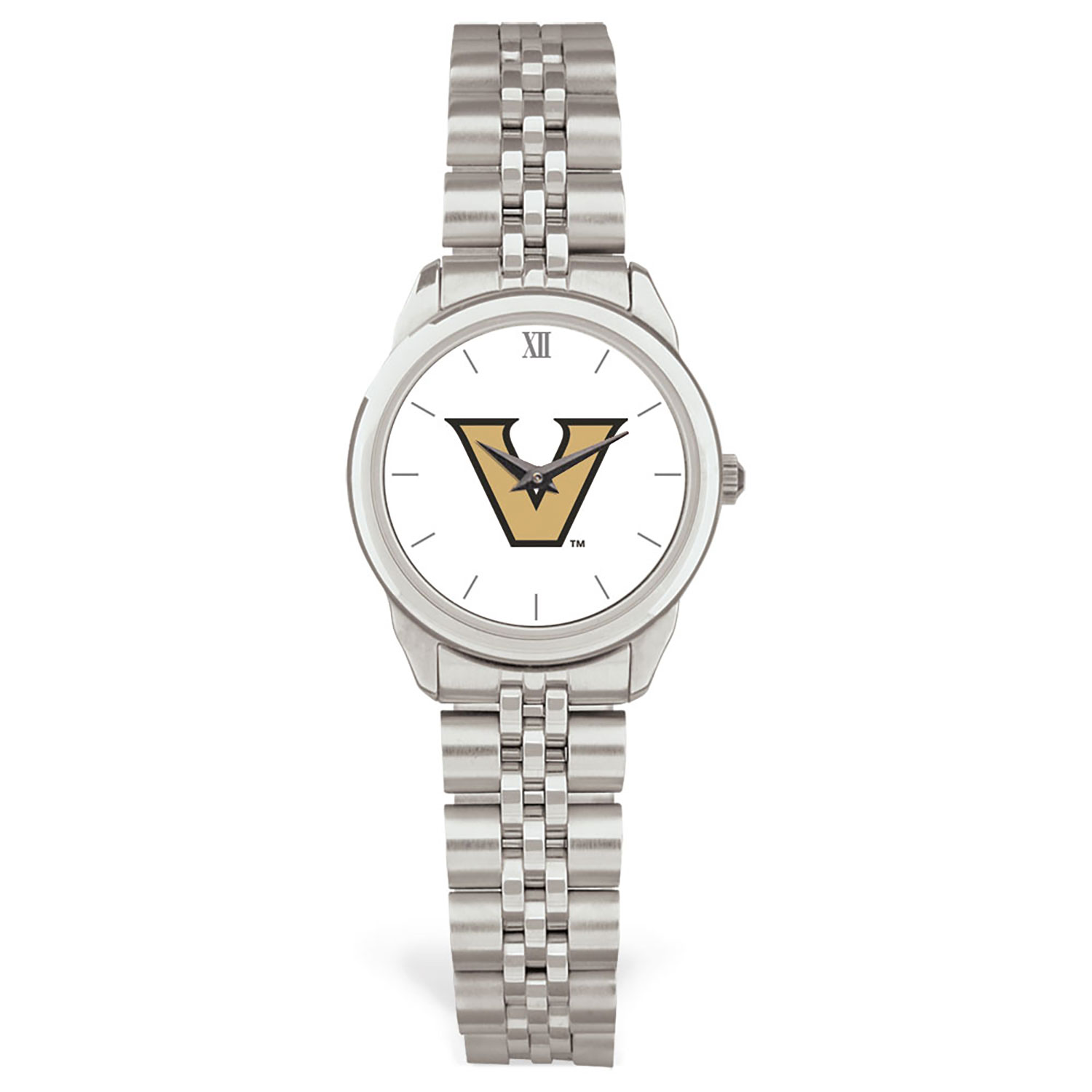 Women's Silver Vanderbilt Commodores Rolled Link Watch