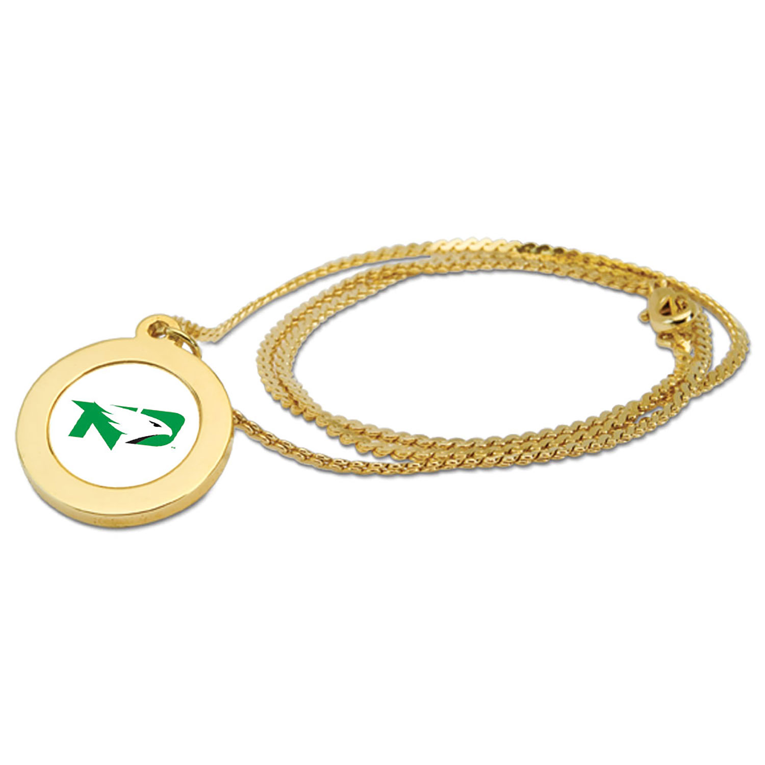 Gold North Dakota Pendant Necklace