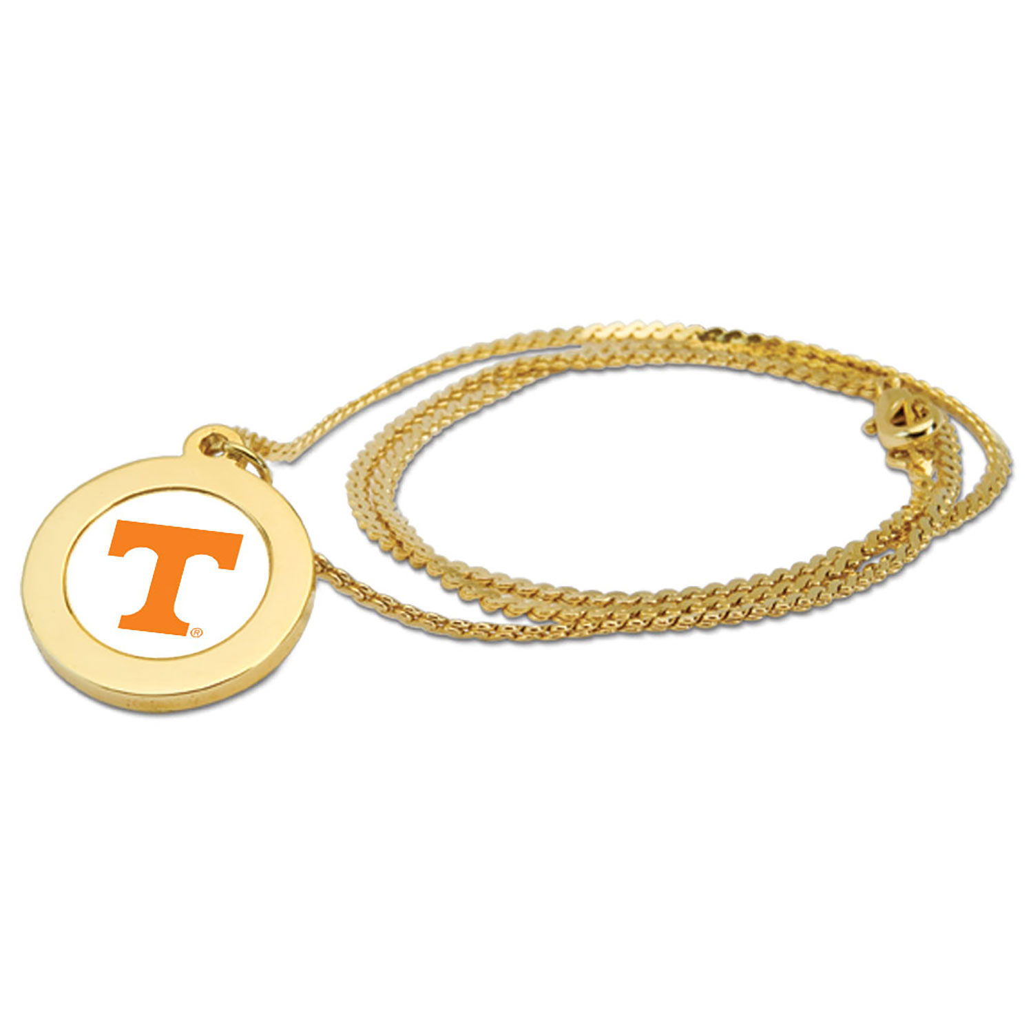Gold Tennessee Volunteers Pendant Necklace