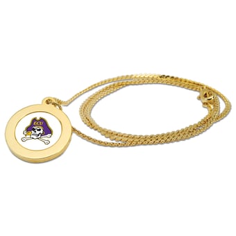 Gold ECU Pirates Pendant Necklace