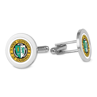 Silver Xavier University of Louisiana Gold Rush Cufflinks