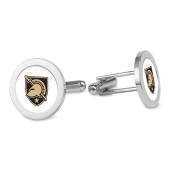 Silver Army Black Knights Cufflinks