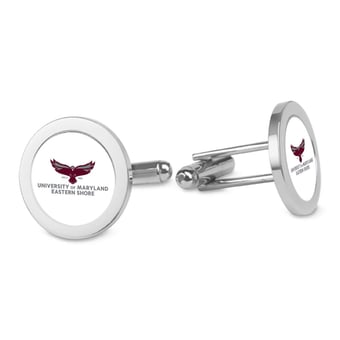 Silver Maryland Eastern Shore Hawks Cufflinks