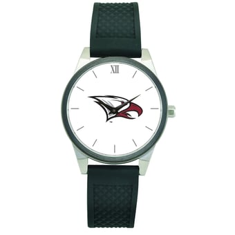 Women's Black North Carolina Central Eagles Silicone Strap Wristwatch