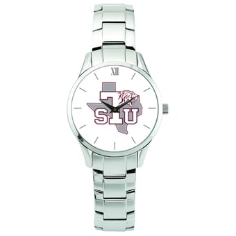 Men's Silver Texas Southern Tigers Stainless Steel Wristwatch