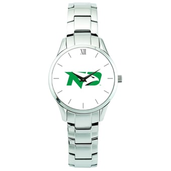 Men's Silver North Dakota Stainless Steel Wristwatch