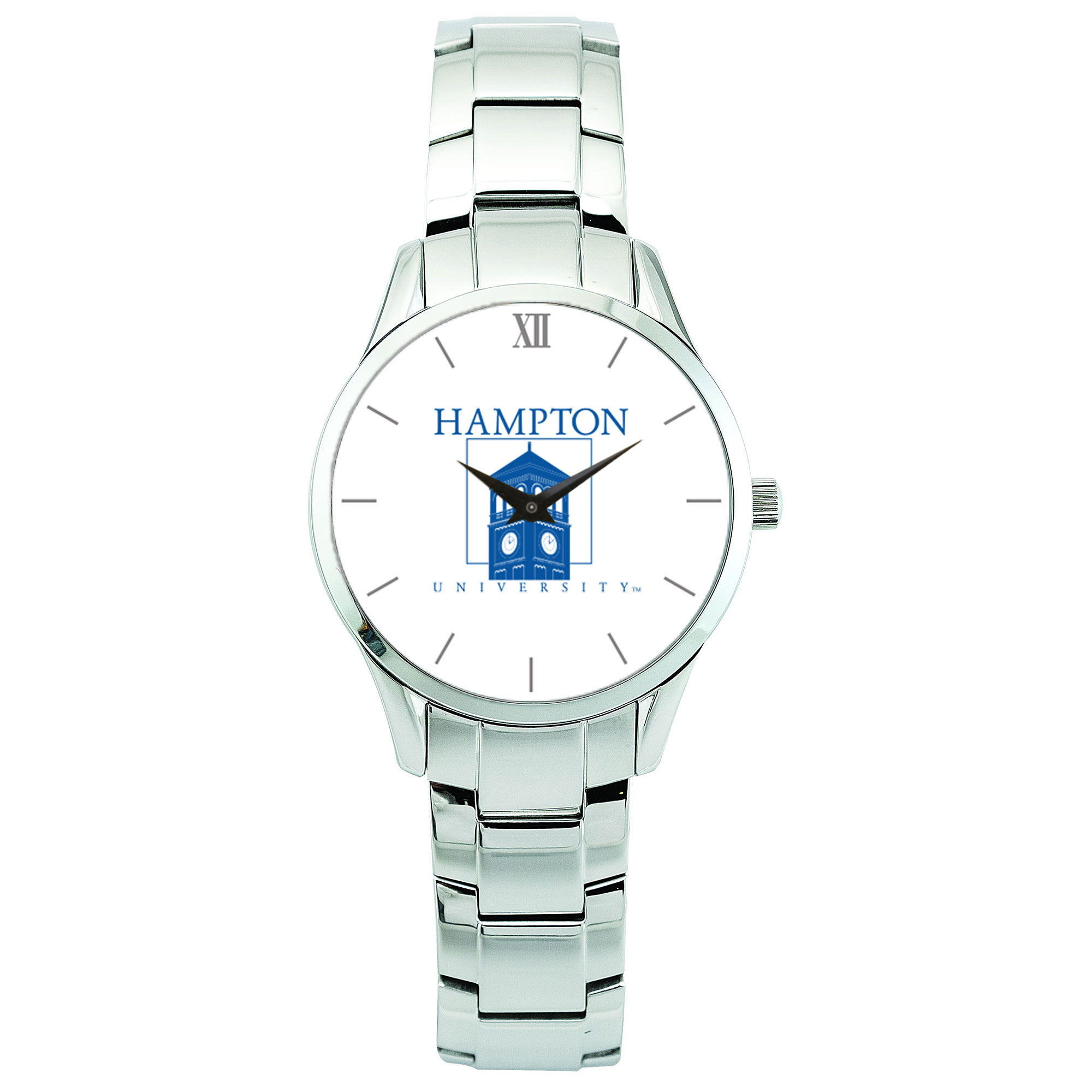 Men's Silver Hampton Pirates Stainless Steel Wristwatch