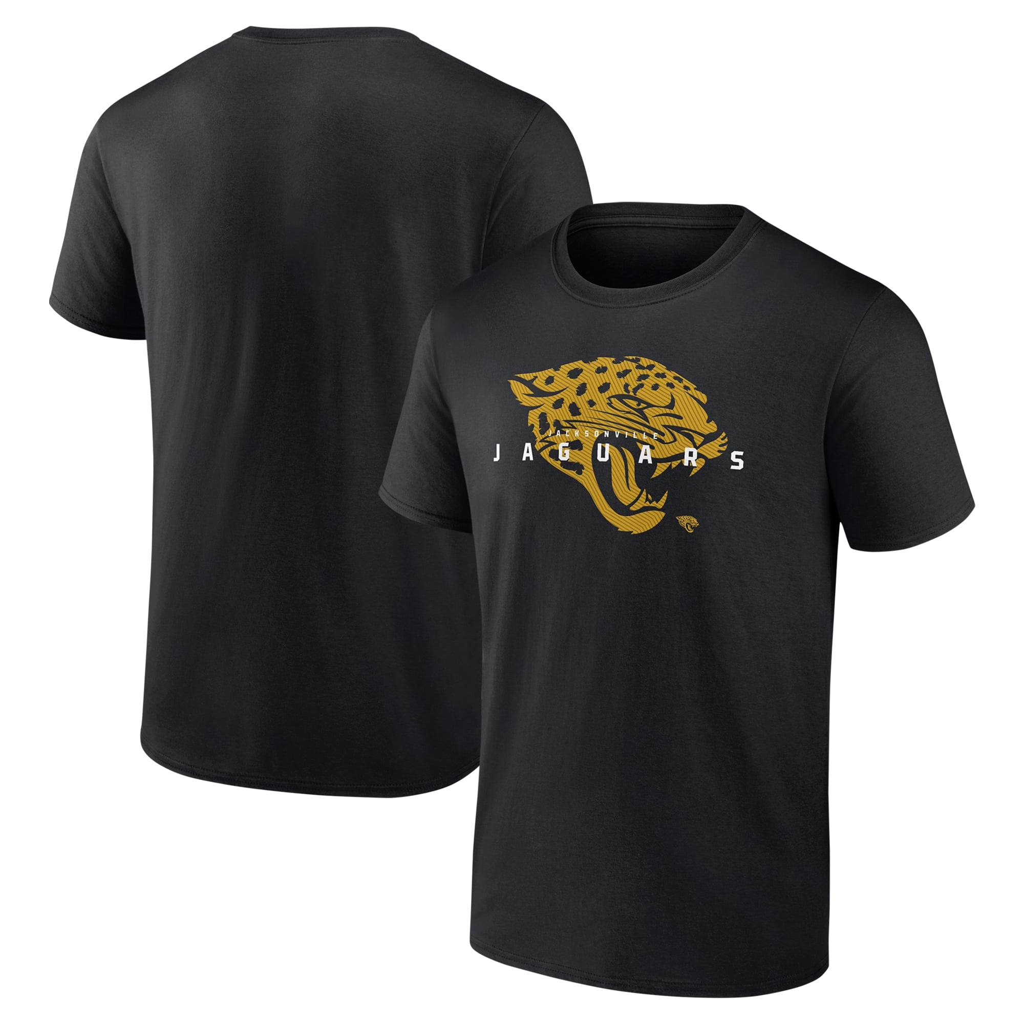 Men's Fanatics Black Jacksonville Jaguars Coordinate T-Shirt: retailer-supplied image