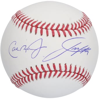 Jackson Holliday & Cal Ripken Jr. Baltimore Orioles Autographed Baseball