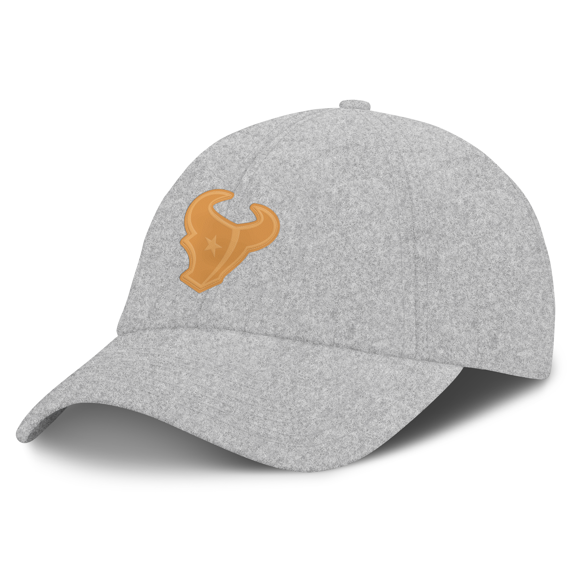 Men's Fanatics Heather Gray Houston Texans Front Office Adjustable Hat