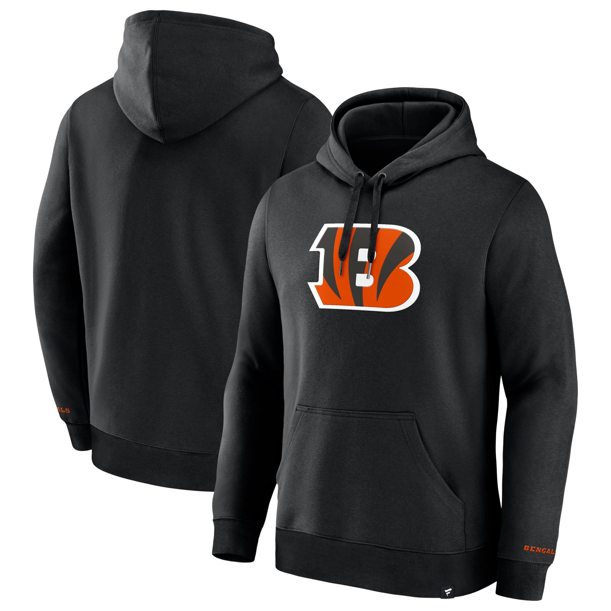 Men’s Fanatics Black Cincinnati Bengals Legacy Fleece Pullover Hoodie Men’s Fanatics Black Cincinnati Bengals Legacy Fleece Pullover Hoodie