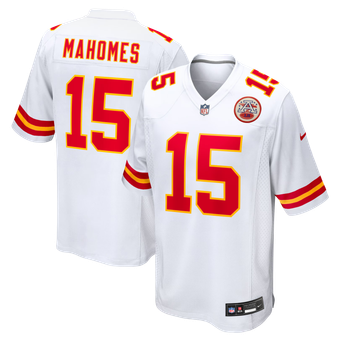Men's Nike Patrick Mahomes  White Kansas City Chiefs  Game Jersey