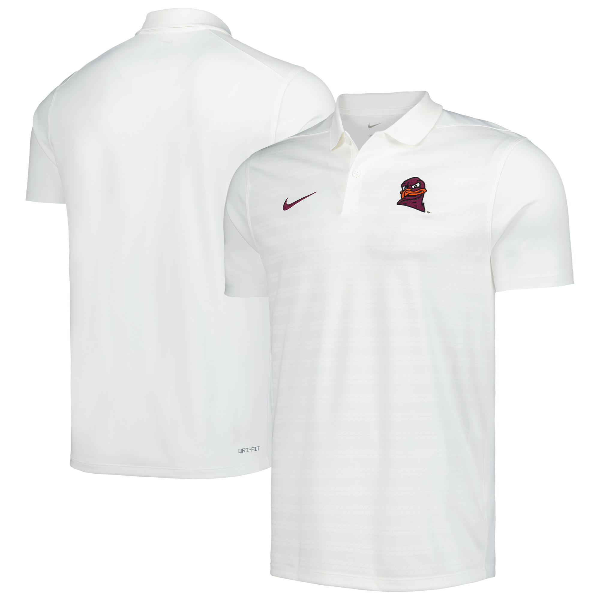 Men’s Nike White Virginia Tech Hokies 2024 Early Season Coaches Sideline Polo Men’s Nike White Virginia Tech Hokies 2024 Early Season Coaches Sideline Polo