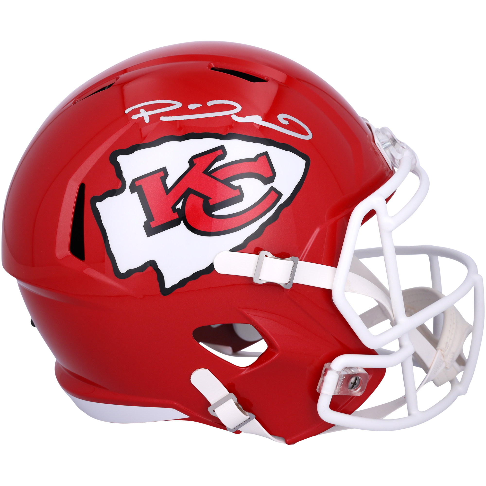Patrick Mahomes Kansas City Chiefs Autographed Super Bowl LVIII Champions Riddell Speed Replica Helmet