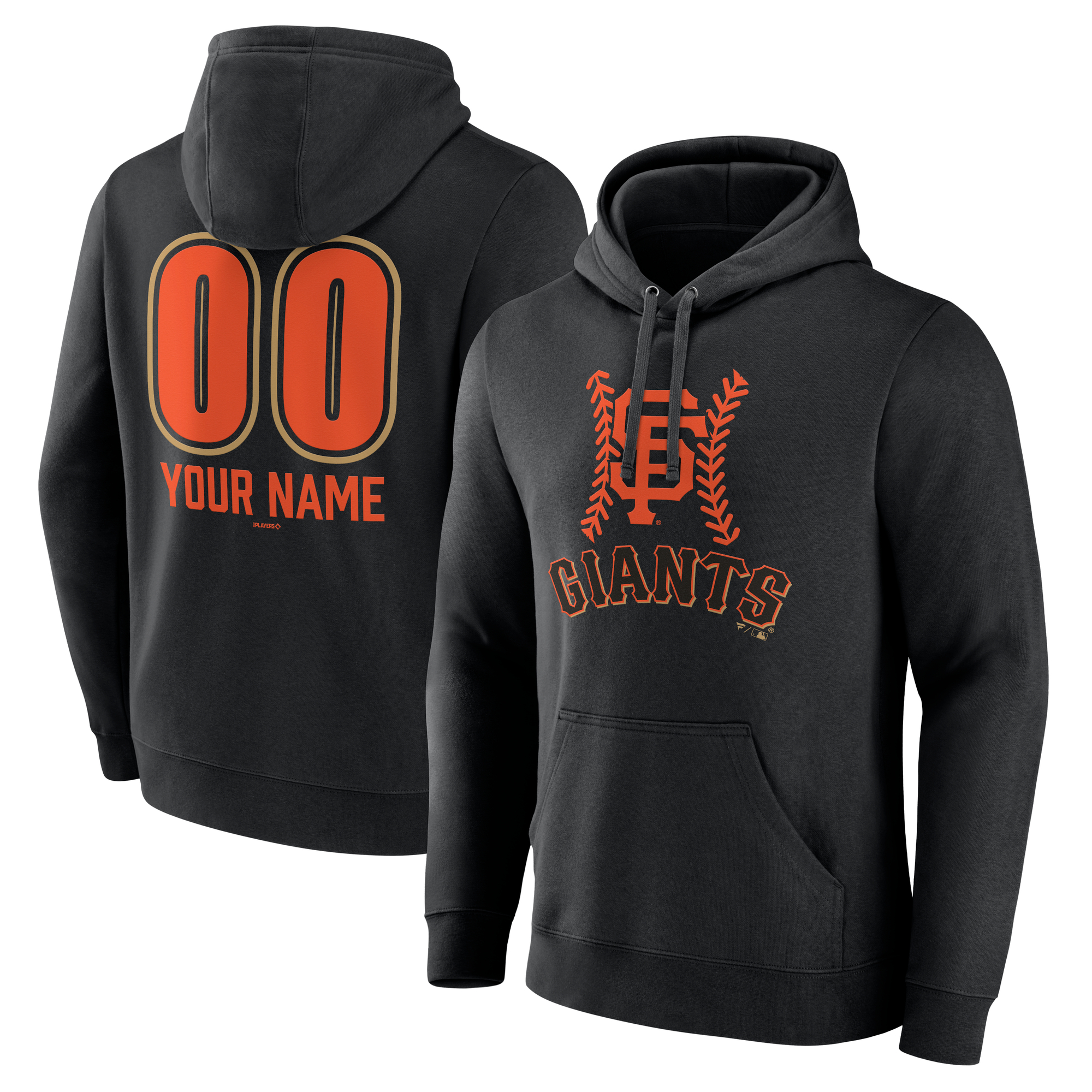 Men’s Black San Francisco Giants Personalized Name & Number Fastball Pullover Hoodie Men’s Black San Francisco Giants Personalized Name & Number Fastball Pullover Hoodie