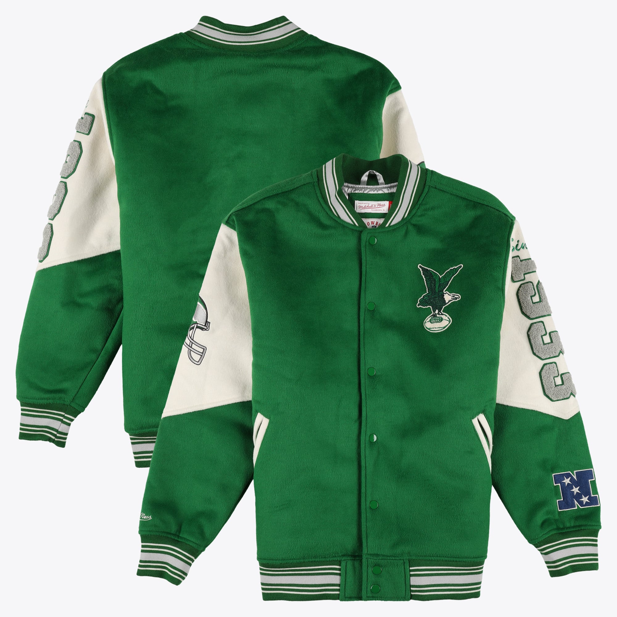 Philadelphia Eagles Mitchell and Ness Varsity Jacket